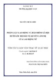 Tóm tắt luận văn Thạc sĩ Luật học: Pháp luật lao động và bảo hiểm xã hội dưới góc độ bảo vệ quyền làm mẹ của lao động nữ