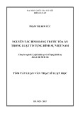 Tóm tắt luận văn Thạc sĩ Luật học: Nguyên tắc bình đẳng trước tòa án trong luật tố tụng hình sự Việt Nam