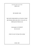 Tóm tắt luận văn Thạc sĩ Luật học: thực tiễn áp dụng pháp luật về quản lý thuế đối với hoạt động khai thác tài nguyên đá trên địa bàn tỉnh Hà Nam