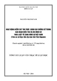 Tóm tắt luận văn Thạc sĩ Luật học: Hoạt động kiểm sát thu thập - đánh giá chứng cứ trong giai đoạn điều tra vụ án hình sự theo Luật tố tụng hình sự Việt Nam - Trên cơ sở thực tiễn tại địa bàn tỉnh Thái Nguyên