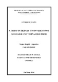 Master thesis in Social Sciences and Humanities: A study on hedges in conversations in English and Vietnamese films