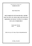 Tóm tắt luận văn Thạc sĩ Quản trị kinh doanh: Hoàn thiện kế toán doanh thu, chi phí đáp ứng yêu cầu Chuẩn mực kế toán số 15 “Hợp đồng xây dựng” tại Công ty cổ phần xây lắp An Thịnh Phát