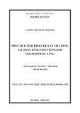 Tóm tắt luận văn Thạc sĩ Quản trị kinh doanh: Phân tích tình hình Cho vay tiêu dùng tại Ngân hàng TMCP Hàng Hải - chi nhánh Đà Nẵng