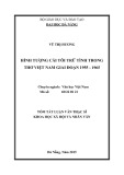 Tóm tắt luận văn Thạc sĩ Khoa học xã hội và Nhân văn: Hình tượng cái tôi trữ tình trong thơ Việt Nam giai đoạn 1955-1965