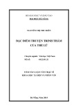 Tóm tắt luận văn Thạc sĩ Khoa học Xã hội và Nhân văn: Đặc điểm truyện trinh thám của Thế Lữ