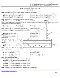 Đề thi thử THPT Quốc gia môn Toán năm 2016-2017