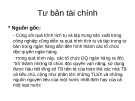 Bài giảng: Tư bản tài chính