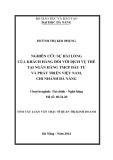 Tóm tắt luận văn Thạc sĩ Quản trị kinh doanh: Nghiên cứu sự hài lòng của khách hàng đối với dịch vụ thẻ tại Ngân hàng TMCP Đầu tư và Phát triển Việt Nam, Chi nhánh Đà Nẵng