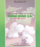  một số biện pháp kỹ thuật trồng bông vải ở việt nam: phần 2