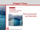 Lecture Auditing and assurance services (Second international edition) - Chapter 3: Risk assessment and materiality