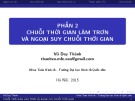 Bài giảng Phân tích chuỗi thời gian: Phần 2 - Vũ Duy Thành