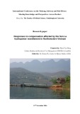 Research paper: Responses to compensation affected by the Son La hydropower resettlement in Northwestern Vietnam