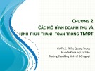 Bài giảng Thương mại điện tử: Chương 2 - ThS. Thiều Quang Trung