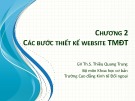 Bài giảng học phần Thiết kế website thương mại điện tử: Chương 2 - ThS. Thiều Quang Trung