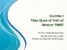 Bài giảng học phần Thiết kế website thương mại điện tử: Chương 1 - ThS. Thiều Quang Trung