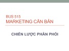 Bài giảng Marketing căn bản - Chiến lược phân phối