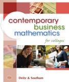  contemporary business mathematics - for colleges (15th edition): part 1
