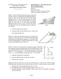 Đề thi học kỳ I năm học 2016-2017 môn Vật lý đại cương - ĐH Sư phạm Kỹ thuật TP. HCM