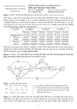 Đề thi cuối học kỳ I năm học 2016-2017 môn Quy hoạch toán học - Đại học Sư phạm Kỹ thuật TP. HCM