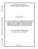 Luận văn Thạc sĩ Quản trị kinh doanh: Xây dựng hướng dẫn triển khai hệ thống quản lý năng lượng cho các doanh nghiệp công nghiệp và hướng dẫn thí điểm cho một đơn vị ngành xi măng