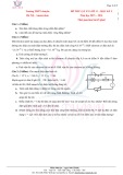 Đề thi Vật lý lớp 11 - Học kỳ I năm học 2015-2016 - Trường THPT chuyên Hà Nội