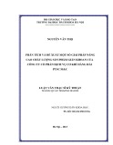 Luận văn Thạc sĩ Kỹ thuật: Phân tích và đề xuất một số giải pháp nhằm nâng cao chất lượng sản phẩm giàn khoan của Công ty Cổ phần Dịch vụ Cơ khí Hàng hải – PTSC M&C