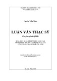 Luận văn Thạc sĩ Quản trị kinh doanh: Một số giải pháp nhằm nâng cao chất lượng đội ngũ Cán bộ quản lý của Công ty Cổ phần May Quảng Ninh