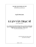 Luận văn Thạc sĩ Quản trị kinh doanh: Một số giải pháp nhằm nâng cao chất lượng đội ngũ CBQL của Công ty Thoát nước và phát triển đô thị tỉnh Bà Rịa – Vũng Tàu