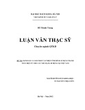 Luận văn Thạc sĩ Quản trị kinh doanh: Đánh giá và giải pháp cải thiện tình hình áp dụng Thanh toán Điện tử cho các nhà mạng di động tại Việt Nam