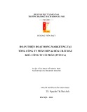 Luận văn Thạc sĩ Khoa học: Hoàn thiện hoạt động marketing tại Tổng công ty Phân bón và Hóa chất Dầu khí Việt Nam - Công ty cổ phần