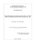 Luận văn Thạc sĩ Quản trị kinh doanh: Hoạch định chiến lược kinh doanh cho Công ty CP Dịch vụ Cơ khí Hàng hải