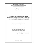 Luận văn Thạc sĩ Kỹ thuật: Nâng cao hiệu quả hoạt động môi giới chứng khoán tại Công ty CP Chứng khoán Dầu khí