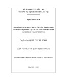 Luận văn Thạc sĩ Quản trị kinh doanh: Một số giải pháp hoàn thiện công tác tín dụng cho vay đối với hộ nghèo tại Chi nhánh Ngân hàng Chính sách xã hội thành phố Hà Nội