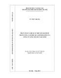 Luận văn Thạc sĩ Kỹ thuật: Phân tích và đề xuất một số giải pháp nhằm nâng cao hiệu quả kinh doanh của Công ty xăng dầu Hà Nam Ninh