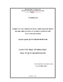 Luận văn Thạc sĩ Khoa học: Nghiên cứu quá trình xây dựng, triển khai hệ thống ISO 9001:2008 tại Công ty cổ phần tập đoàn Chè Tân cương Hòa Bình