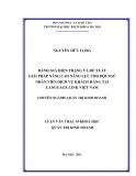 Luận văn Thạc sĩ Khoa học: Đánh giá hiện trạng và đề xuất giải pháp nâng cao năng lực cho đội ngũ nhân viên dịch vụ khách hàng tại Language Link Việt Nam