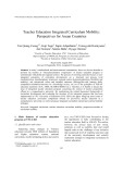 Teacher education integrated curriculum mobility: Perspectives for asean countries