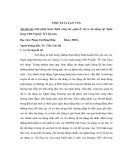 Tóm tắt luận văn Thạc sĩ: Giải pháp hoàn thiện công tác quản lý rủi ro tín dụng tại Ngân hàng TMCP Quốc Tế Việt Nam