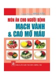  món ăn dành cho người bệnh mạch vành và cao mỡ máu