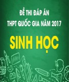 Đề thi đáp án THPT Quốc gia năm 2017 môn Sinh học (Mã đề 221)