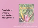 Lecture Discovering nutrition - Chapter 10a: Spotlight on obesity and weight management