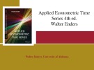 Lecture Applied econometric time series (4e) - Chapter 4: Models with trend