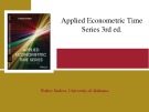 Lecture Applied econometric time series (4e) - Chapter 3: Modeling volatility