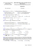 Đề thi thử THPT Quốc gia năm 2017 môn Toán lần 2 - Trường THPT Lương Ngọc Quyến - Mã đề 032