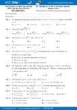 Đề thi HK2 Toán 11 THPT chuyên Nguyễn Huệ - Hà Nội năm học 2016 - 2017