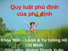 Quy luật phủ định của phủ định