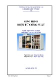 Giáo trình Điện tử công suất: Phần 1 - Cao đẳng nghề ĐăK Lắk