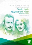 Tài liệu Đạo luật sức khỏe tâm thần 2016 (Mental Health Act 2016): Tuyên ngôn quyền bệnh nhân (Statement of Rights) cho bệnh nhân bệnh tâm thần