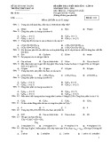 Đề kiểm tra 1 tiết Hoá lớp 11 năm 2016 - THPT Bác Ái - Mã đề 196