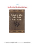  nguồn gốc văn hóa việt nam